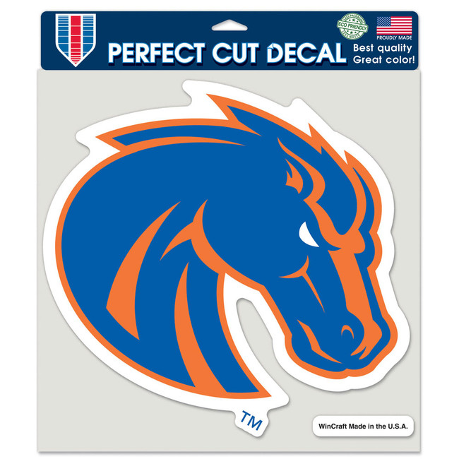 Boise State Broncos Decal 8x8 Die Cut Color