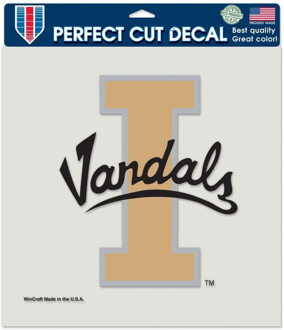 Idaho Vandals Decal 8x8 Perfect Cut Color