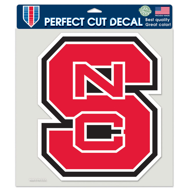 North Carolina State Wolfpack Decal 8x8 Perfect Cut Color