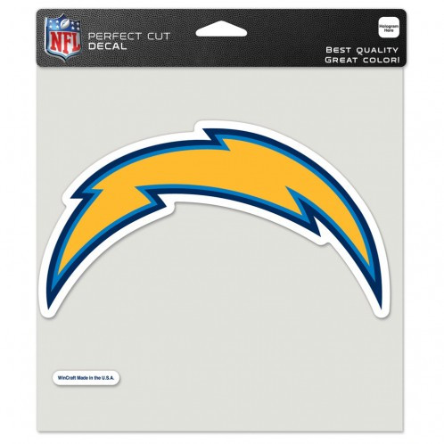 Los Angeles Chargers Decal 12x12 Perfect Cut Color