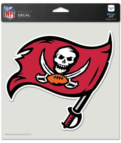 Tampa Bay Buccaneers Decal 12x12 Die Cut Color