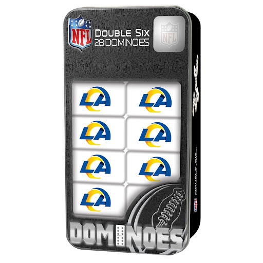 Los Angeles Rams Double Six Domino Set NFL Game Set Fan Collectible