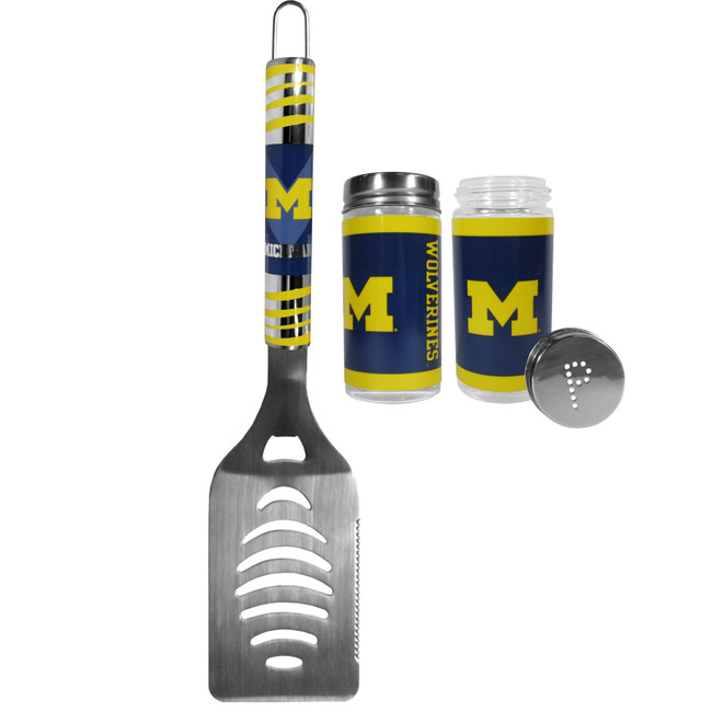 Michigan Wolverines Tailgater Spatula and Salt and Pepper Shakers