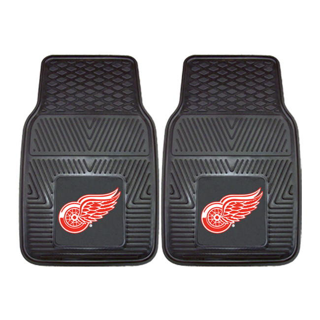 NHL - Detroit Red Wings 2-pc Vinyl Car Mat Set 17"x27"