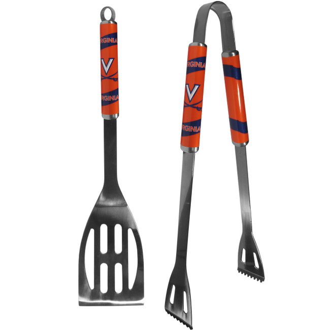 Virginia Cavaliers 2 pc Steel BBQ Tool Set
