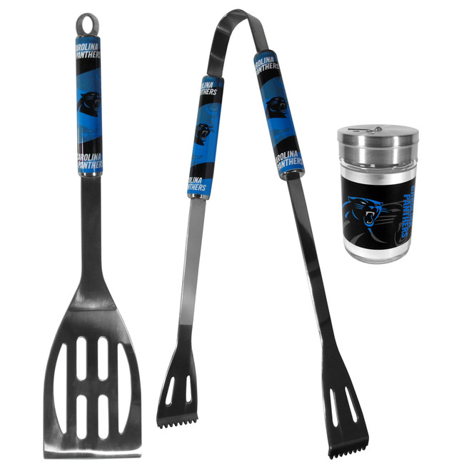 Carolina Panthers 2pc BBQ Set with Season Shaker