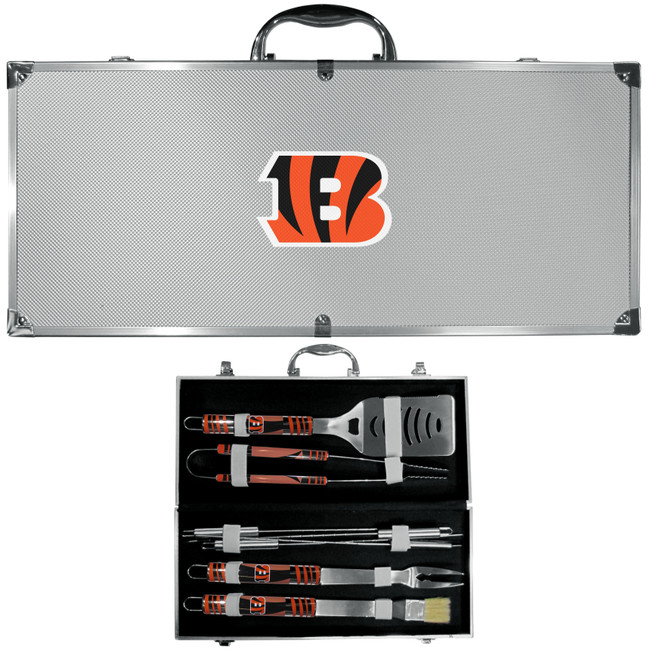 Cincinnati Bengals 8 pc Tailgater BBQ Set