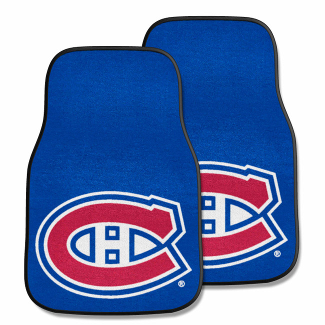 Montreal Canadiens Front Carpet Car Mat Set - 2 Pieces C Primary Logo