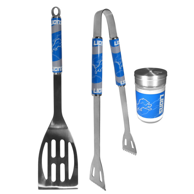 Detroit Lions 2pc BBQ Set with Season Shaker