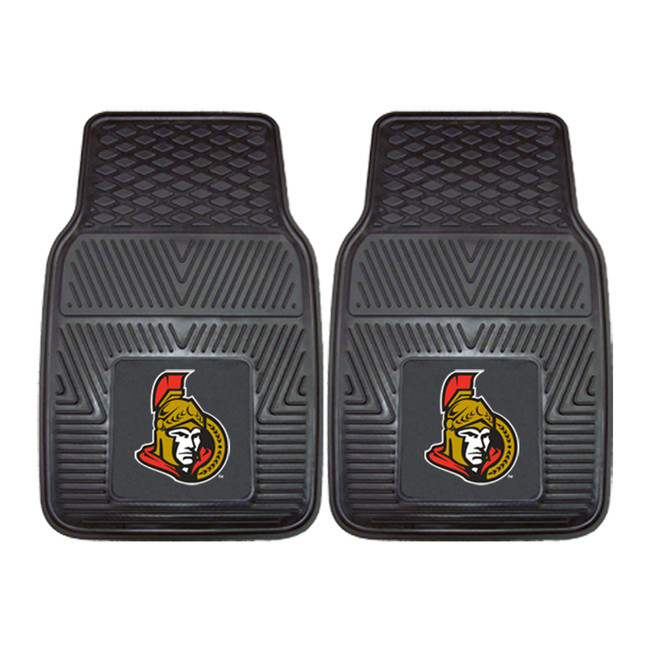 NHL - Ottawa Senators 2-pc Vinyl Car Mat Set 17"x27"