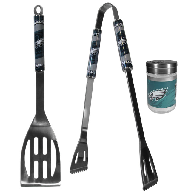 Philadelphia Eagles 2pc BBQ Set with Season Shaker