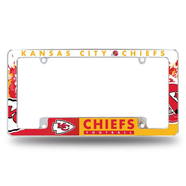 Kansas City Chiefs All Over Chrome Frame