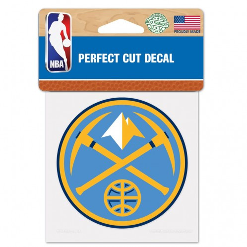 Denver Nuggets Decal 4x4 Perfect Cut Color