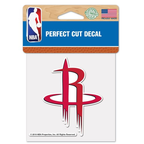 Houston Rockets Decal 4x4 Perfect Cut Color