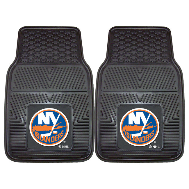 NHL - New York Islanders 2-pc Vinyl Car Mat Set 17"x27"