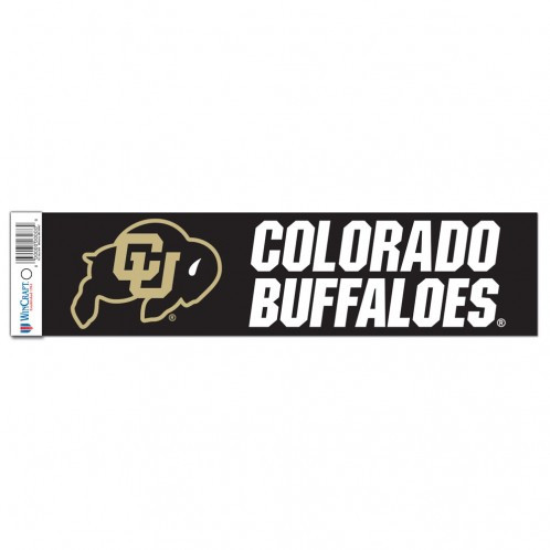 Colorado Buffaloes Decal 3x12 Bumper Strip Style