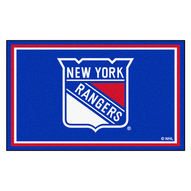 NHL - New York Rangers 4x6 Rug 44"x71"