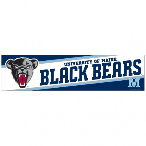 Maine Black Bears Decal 3x12 Bumper Strip Style