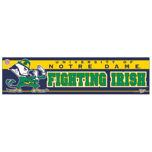 Notre Dame Fighting Irish Bumper Sticker