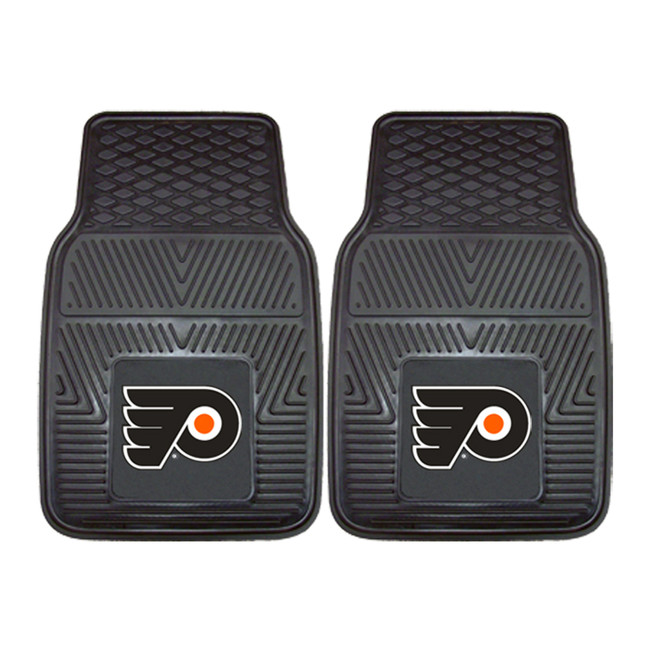NHL - Philadelphia Flyers 2-pc Vinyl Car Mat Set 17"x27"