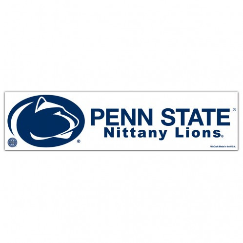 Penn State Nittany Lions Decal 3x12 Bumper Strip Style