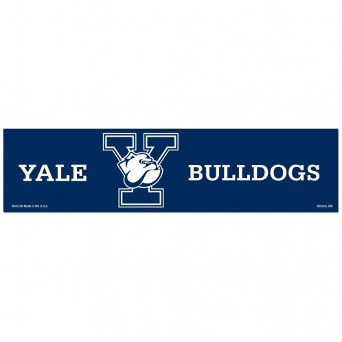 Yale Bulldogs Decal 3x12 Bumper Strip Style