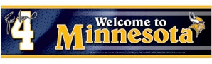 Minnesota Vikings Brett Favre Bumper Sticker