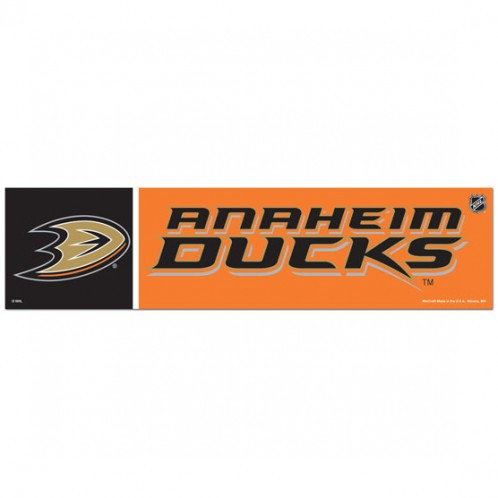 Anaheim Ducks Decal 3x12 Bumper Strip Style