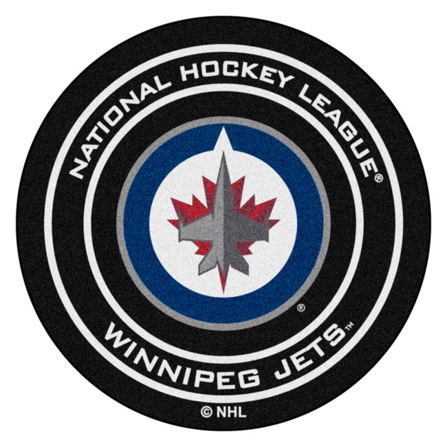 NHL - Winnipeg Jets Puck Mat 27" diameter