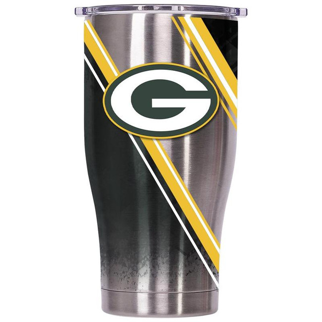 Green Bay Packers Double Stripe Wrap Chaser 27oz