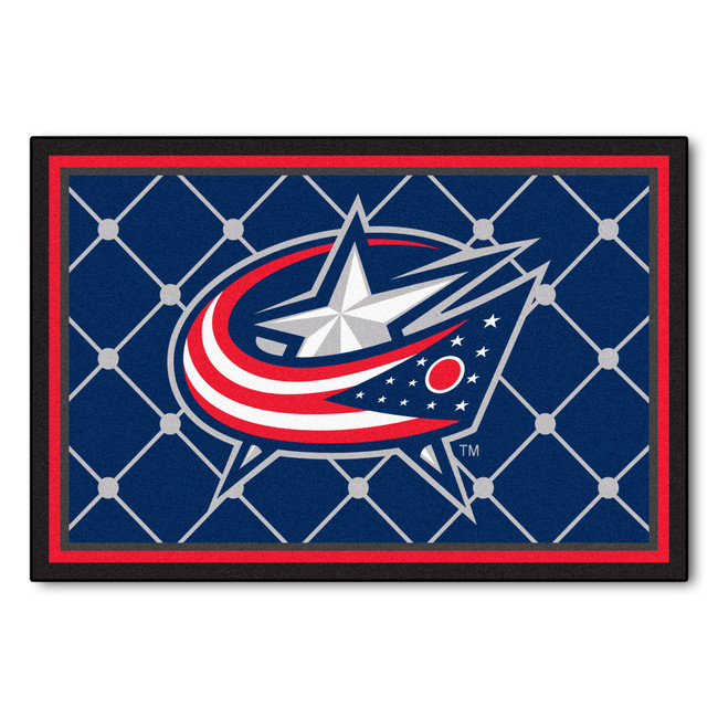 NHL - Columbus Blue Jackets 5x8 Rug 59.5"x88"