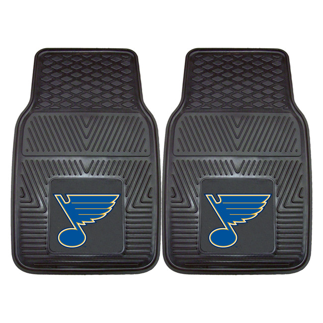 NHL - St. Louis Blues 2-pc Vinyl Car Mat Set 17"x27"