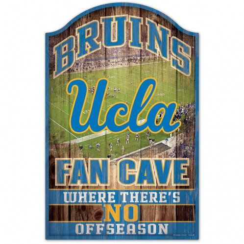 UCLA Bruins Sign 11x17 Wood Fan Cave Design