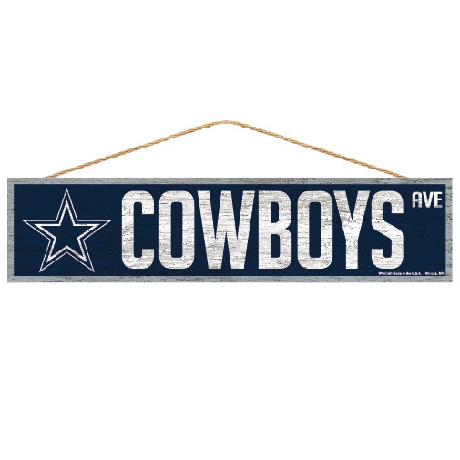 Dallas Cowboys Sign 4x17 Wood Avenue Design