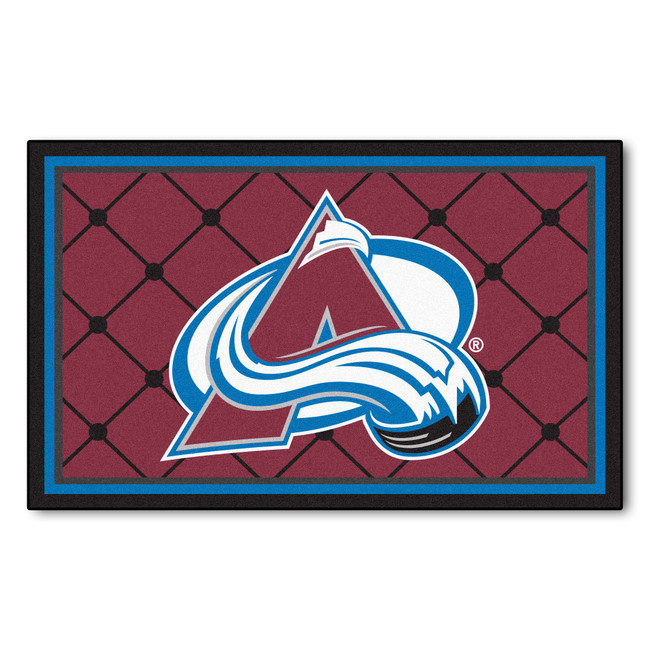 NHL - Colorado Avalanche 4x6 Rug 44"x71"