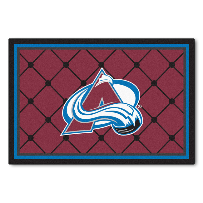 NHL - Colorado Avalanche 5x8 Rug 59.5"x88"