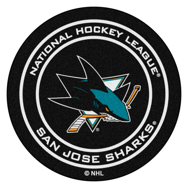 NHL - San Jose Sharks Puck Mat 27" diameter