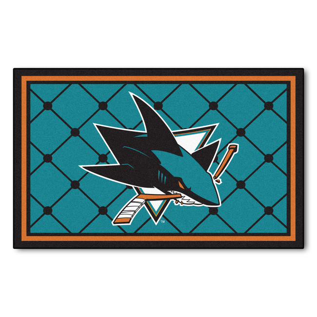 NHL - San Jose Sharks 4x6 Rug 44"x71"