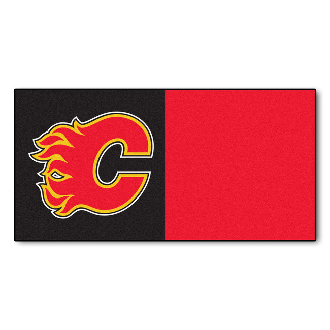 NHL - Calgary Flames Team Carpet Tiles 18"x18" tiles