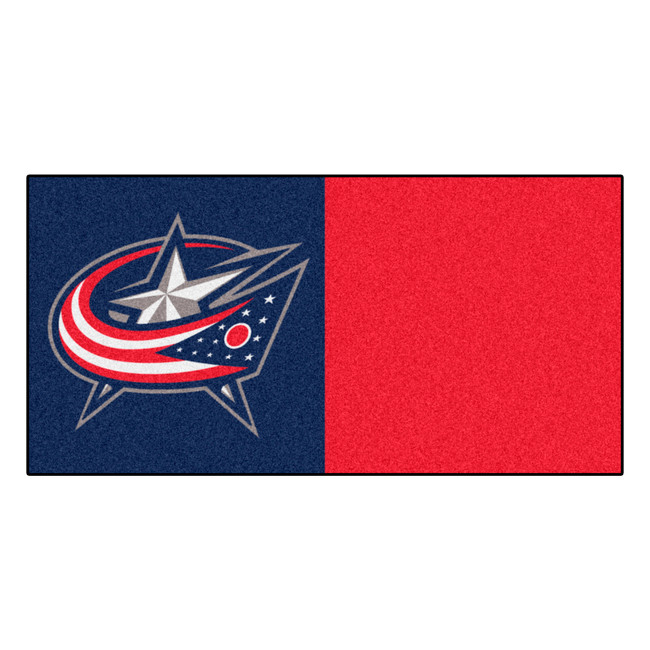 NHL - Columbus Blue Jackets Team Carpet Tiles 18"x18" tiles