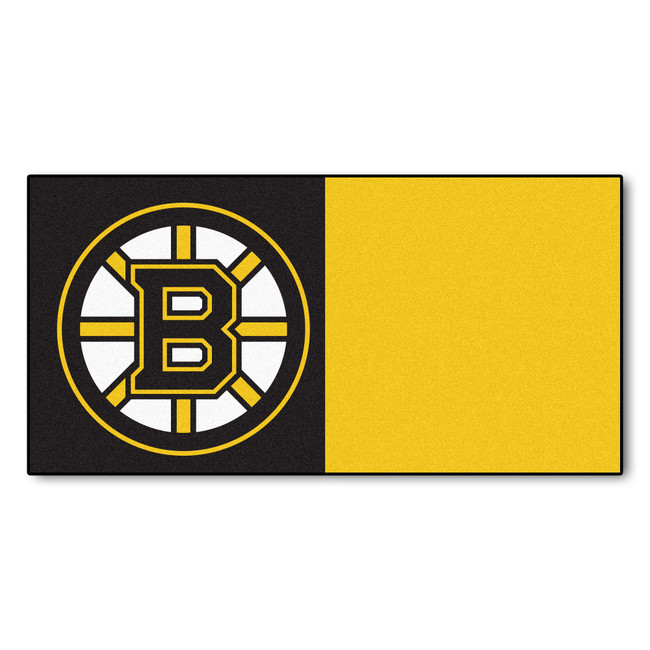 NHL - Boston Bruins Team Carpet Tiles 18"x18" tiles