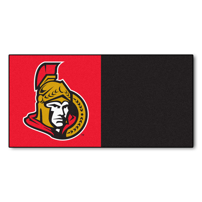 NHL - Ottawa Senators Team Carpet Tiles 18"x18" tiles
