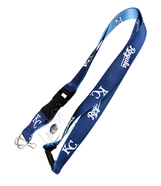 Kansas City Royals Lanyard Keychain ID Holder MLB Fan Accessory Reversible
