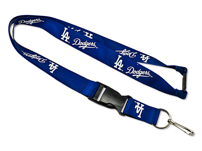 Los Angeles Dodgers Lanyard Keychain ID Holder MLB Fan Accessory Blue