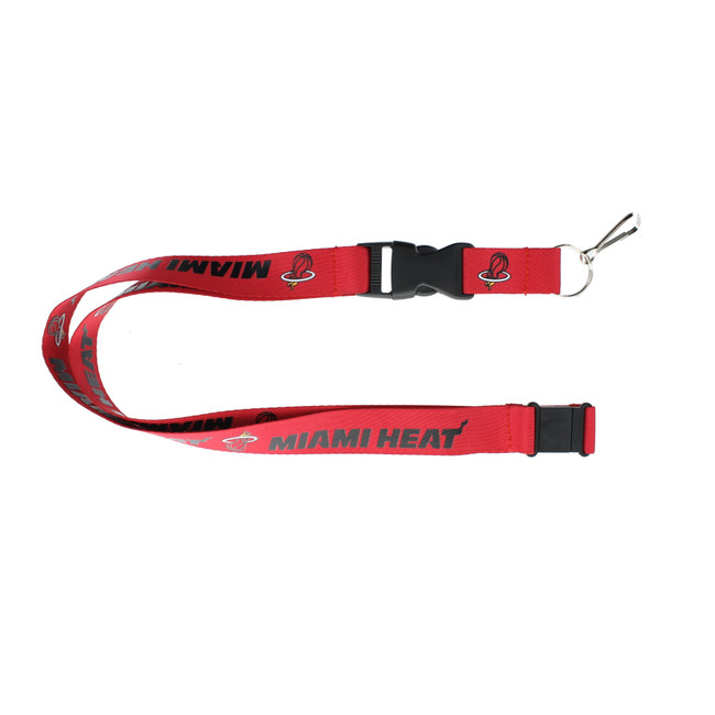 Miami Heat Lanyard Keychain ID Holder NBA Fan Accessory - Red