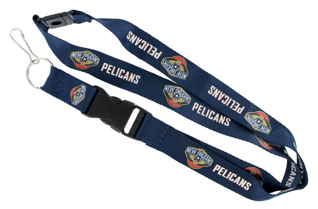 New Orleans Pelicans Lanyard Keychain ID Holder NBA Fan Accessory Blue