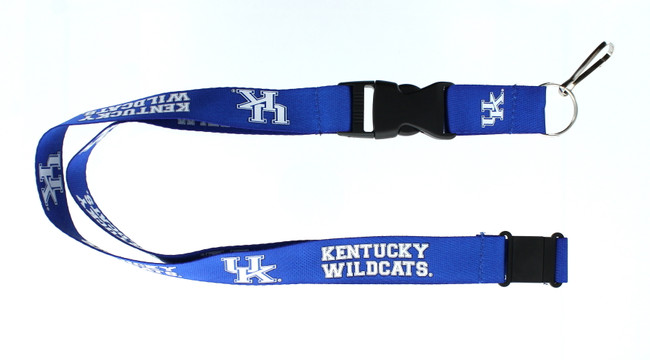 Kentucky Wildcats Lanyard Keychain ID Holder NCAA Fan Accessory Blue