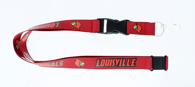 Louisville Cardinals Lanyard Keychain ID Holder NCAA Fan Accessory Red