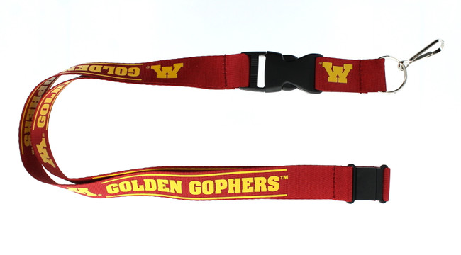 Minnesota Golden Gophers Lanyard Keychain ID Holder NCAA Fan Accessory Maroon