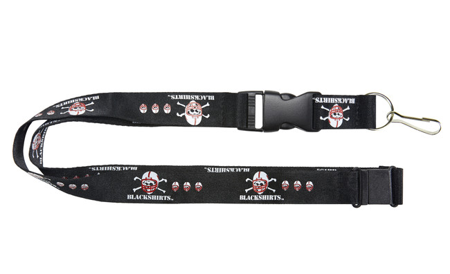 Nebraska Cornhuskers Lanyard Keychain ID Holder NCAA Fan Accessory Blackshirts